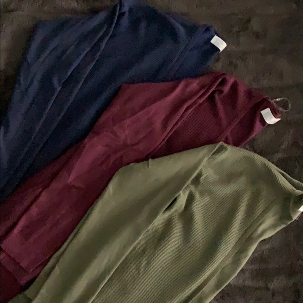 Bundle of 3 open cardigans size small
